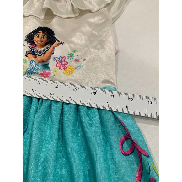 Disney Encanto Princess Mirabel Nightgown Pajama Dress Costume Girl Size M (6) - Picture 9 of 9